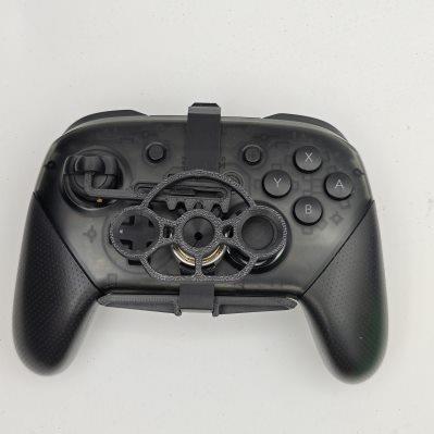 switch pro 3d打印手柄PC赛车游戏仿真模拟驾驶器 方向盘 转向盘