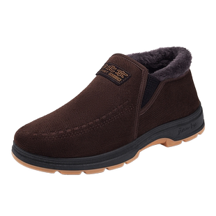 老北京棉鞋男冬季布鞋加绒加厚防滑中老年人爸爸保暖暖鞋男款鞋子