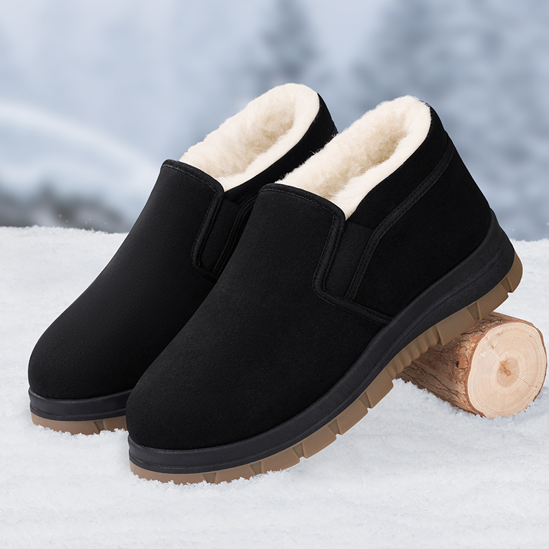 老北京布鞋男冬季加厚中老年棉鞋