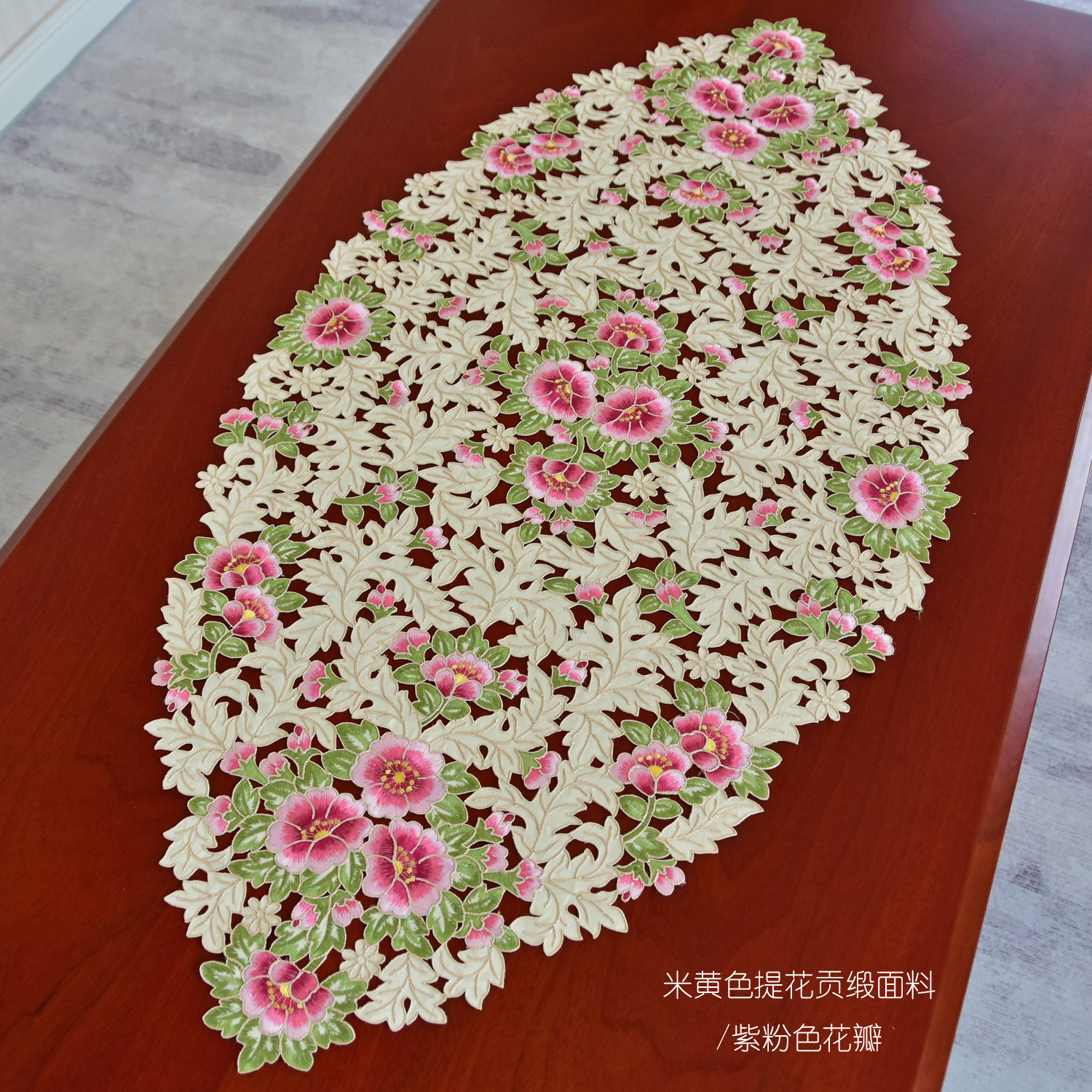 鲁孚田园布桌布工厂直销