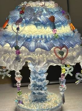 小红书同款蛋糕台灯浪漫高级房间少女心手工diy台灯创意礼物摆台