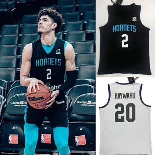 黄蜂队波尔练习球衣 V领美式速干篮球热身训练背心投篮服可定制