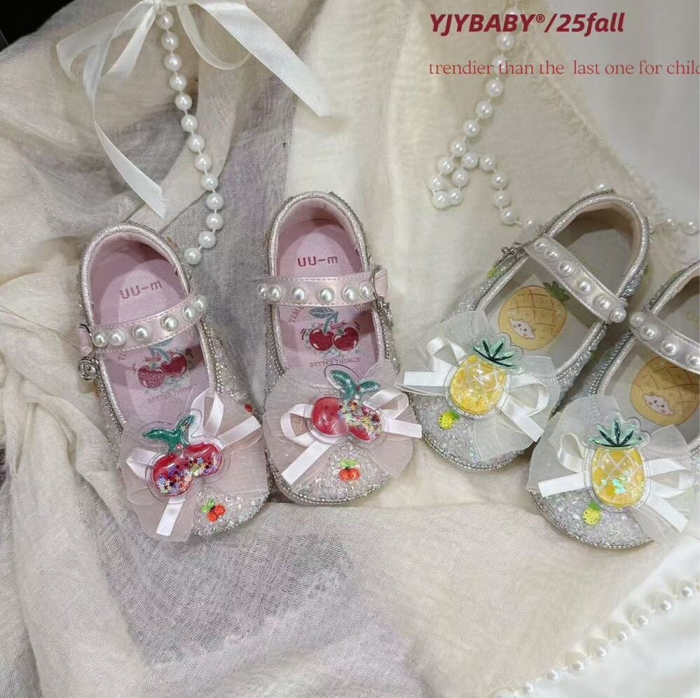 撤柜公主鞋小童小单鞋女童皮鞋春季新款
