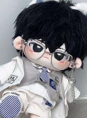 20厘米现货棉花娃衣属性玩偶衣服公仔替换套装可爱送女生帅酷西装