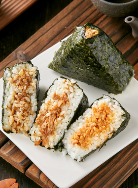 万福三角饭团速食微波加热即食早餐糯米冷冻半成品寿司便利店商用