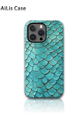 适用于iPhone16promax新款苹果15网红手机壳14/13菲林12绿色蛇皮纹理11二合一XR防摔xsmax高级感8plus小众7