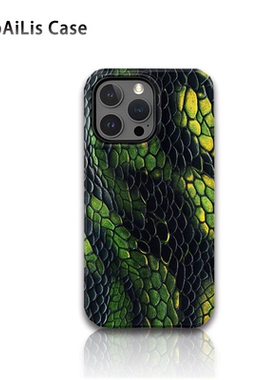 适用于iPhone16promax新款苹果15网红手机壳14/13菲林12艺术绿色蛇纹11二合一XR防摔xsmax高级感8plus小众7