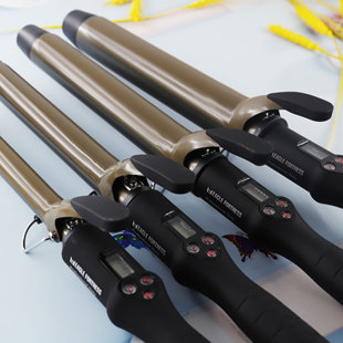 JRL卷发棒发廊加长卷发棒卷发造型板不伤发液晶电卷棒烫发大波