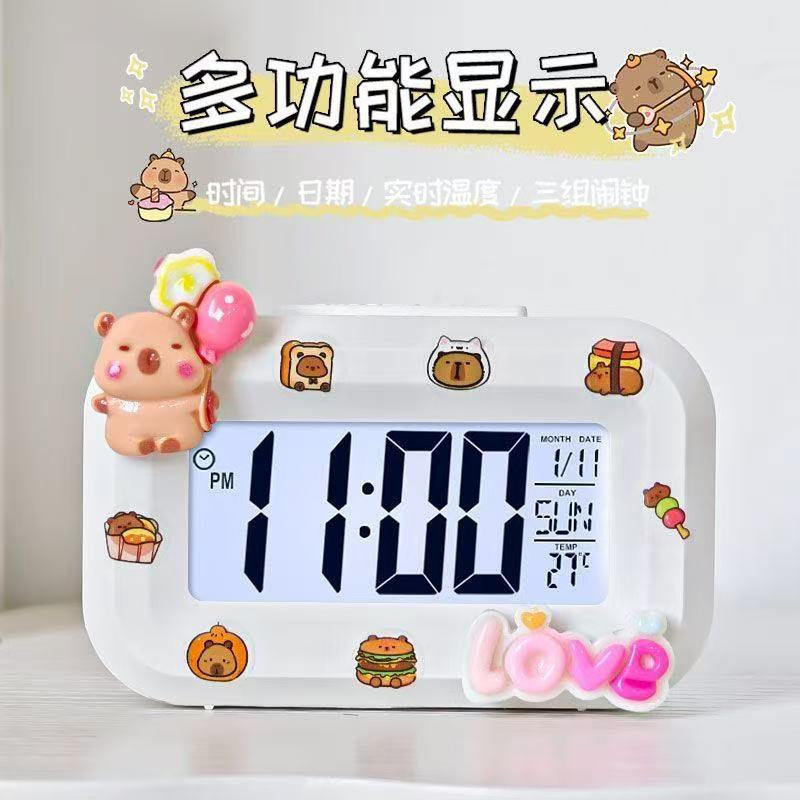 卡通卡皮闹钟2026新款学生专用