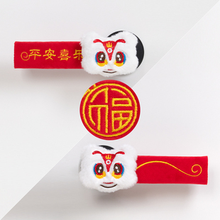 新款绒布入户门把手保护套防撞装饰挂件防寒卧室房门把手套玩偶大