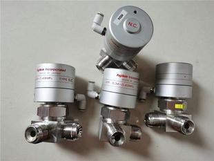 拍前询价 不锈钢气 fujikin富土金气控波纹管隔膜阀 直角隔膜阀