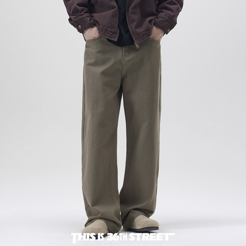 三十六街美式复古高街休闲裤潮牌
