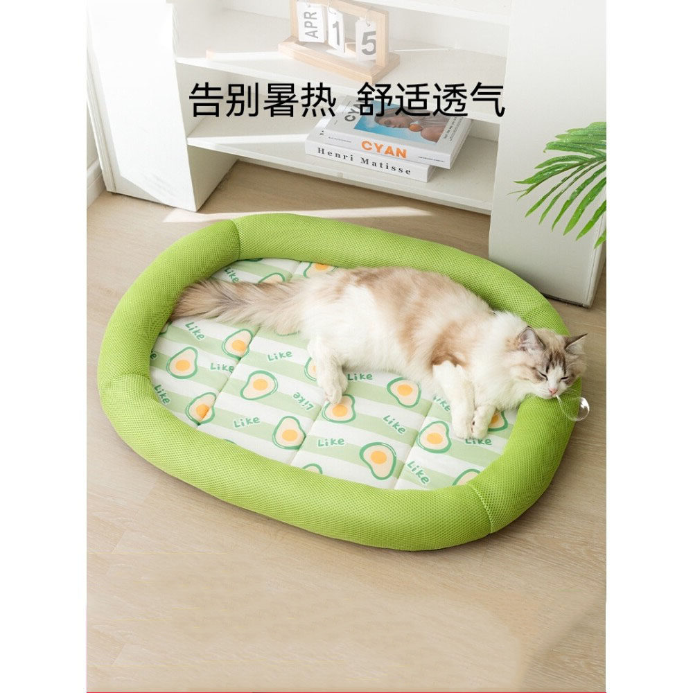 日本MUJIE猫窝夏季猫咪床夏天的宠物床四季通用网红可拆洗宠物窝