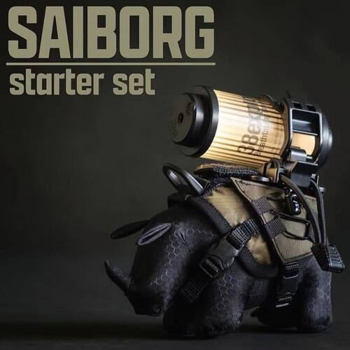 SAIBORG露营战术黑化风格38灯gz goalzero灯灯罩灯座底座潮玩犀牛