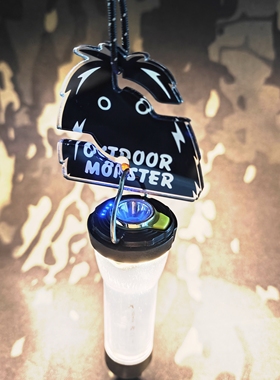 户外露营38灯38explore灯骷髅头装饰氛围灯罩灯衣38灯配件gz挂钩