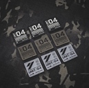 UNIT04户外露营大号激光切割黑化士气章气罐套收纳包背包魔术贴