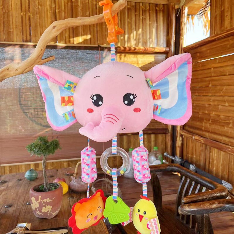 新生儿推车挂件摇铃婴儿车风铃宝宝车载安抚床铃挂饰安全座椅玩具