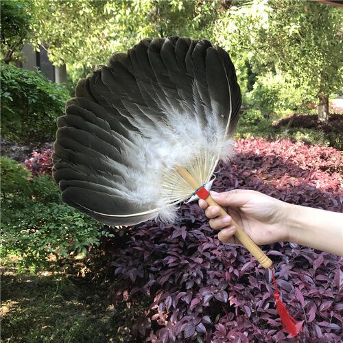 羽毛扇夏天老式j芭蕉手工蒲扇鹅毛扇子诸葛亮古风宝宝扇礼品工艺