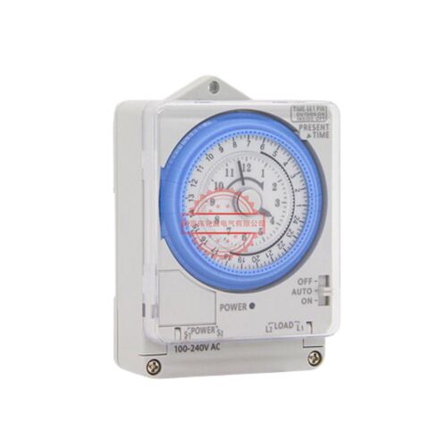 TB38N定时h器机械式时控开关广告牌灯箱路灯时间开关控制器24H