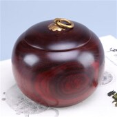 档非洲小叶紫檀茶叶罐 实木茶叶储存 非洲茶叶罐密封罐N家用中式