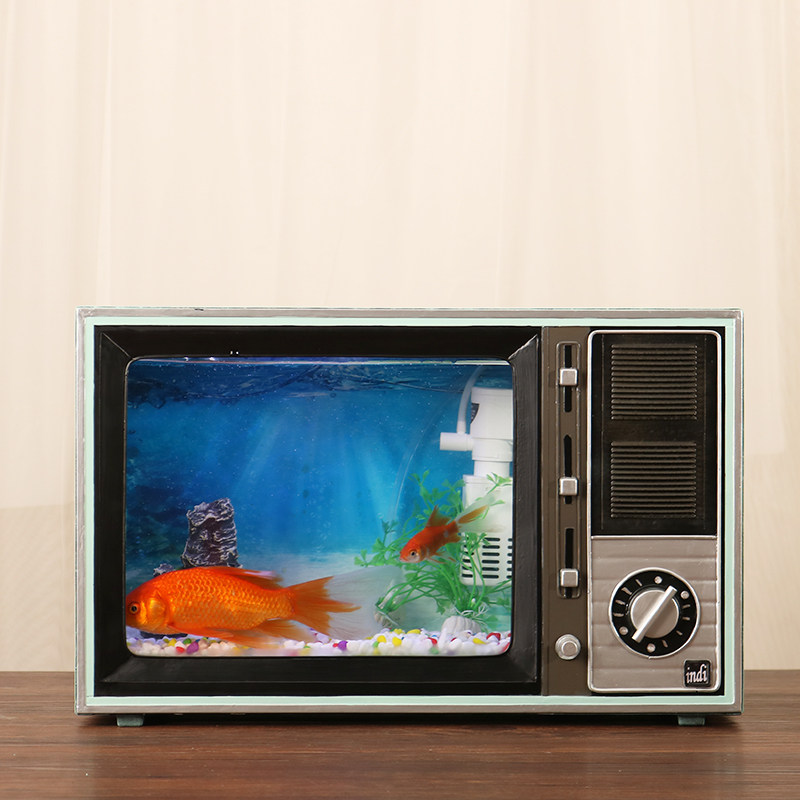 复古怀旧老式电视黑白电视机模型道具门店店铺装饰品可改鱼缸摆件,家居饰品,装饰摆件,淘宝优惠券,粉丝福利购,淘宝优惠卷