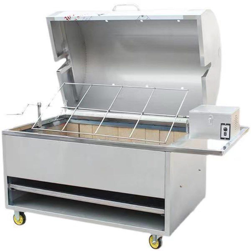 烤全羊炉子商用全自动架子家用无烟电气炭烤羊腿流动烤全羊专用炉