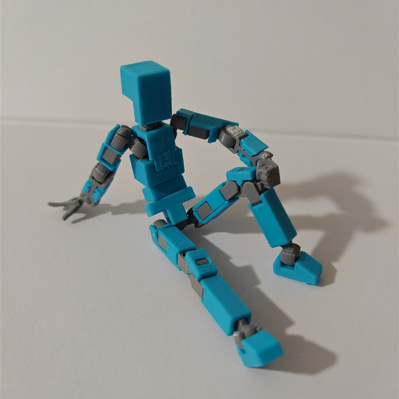 多关节可动人偶 3D打印 超可动玩偶全身可动机械风玩具解压幸运13