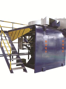 中频感应电炉1t0.m75t2t钢壳炉金属熔化炉大型中频电磁感应熔炼炉