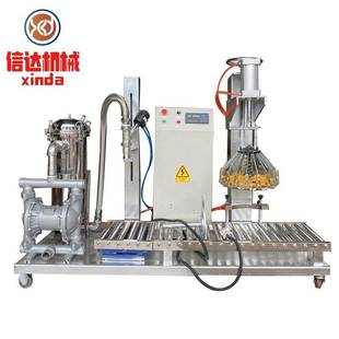 乳胶漆涂料计量称重罐装 机 20年厂家 自动过滤定量灌装