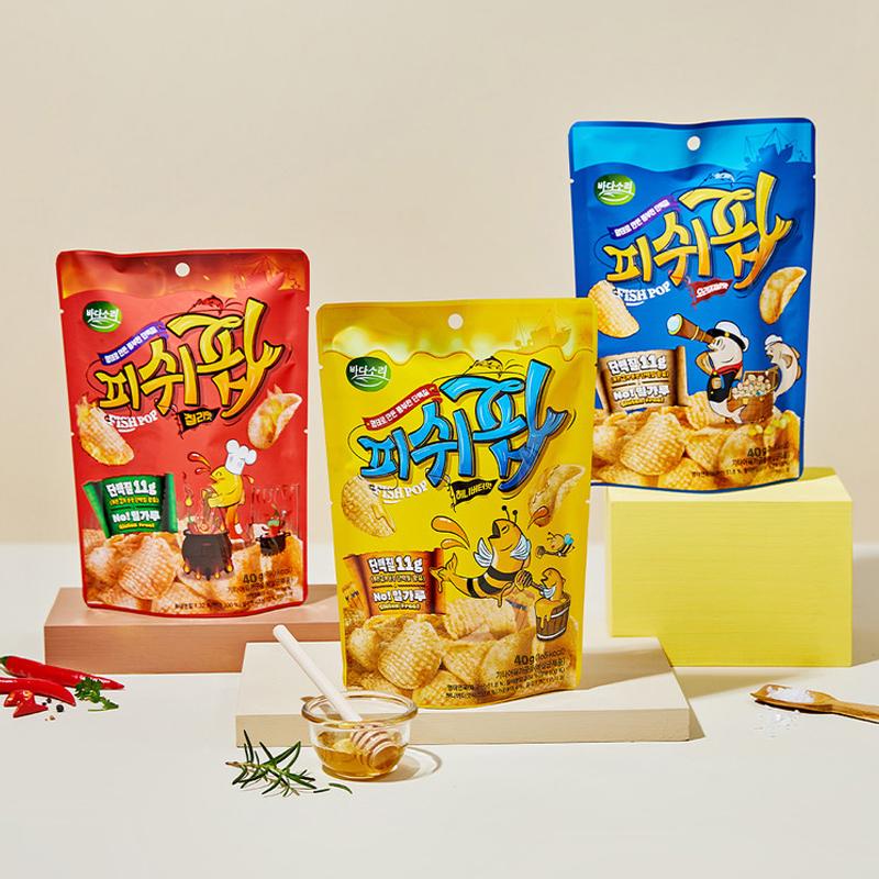 韩国进口海迪梦明太鱼鱼片零食即食薯片干货酥脆烤鱼片