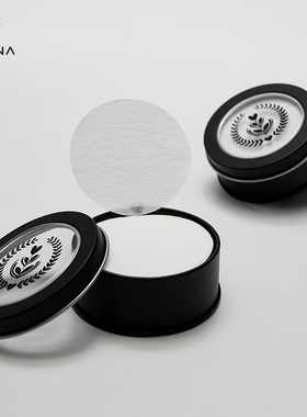 MUVNA慕威纳 意式咖啡机手柄过滤纸51/53/58mm专用圆形粉碗滤纸