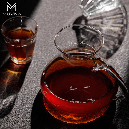 MUVNA手冲咖啡萤盏玻璃分享壶