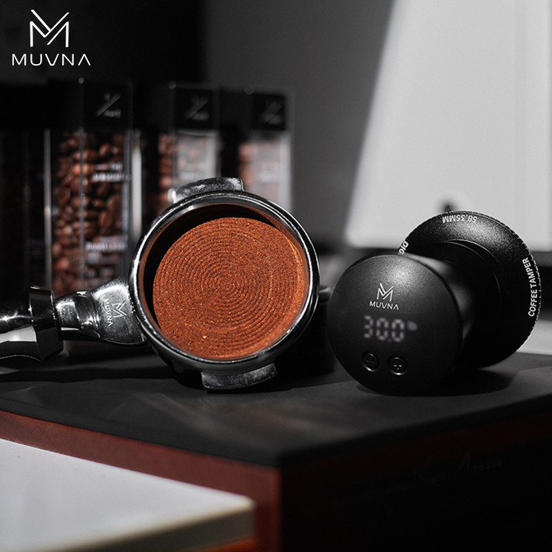 MUVNA咖啡压粉器电子可调节58mm
