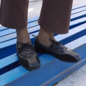 穿靴子 猫 25新款 机能少女方头绑带女百搭单鞋 玛丽珍芭蕾舞鞋