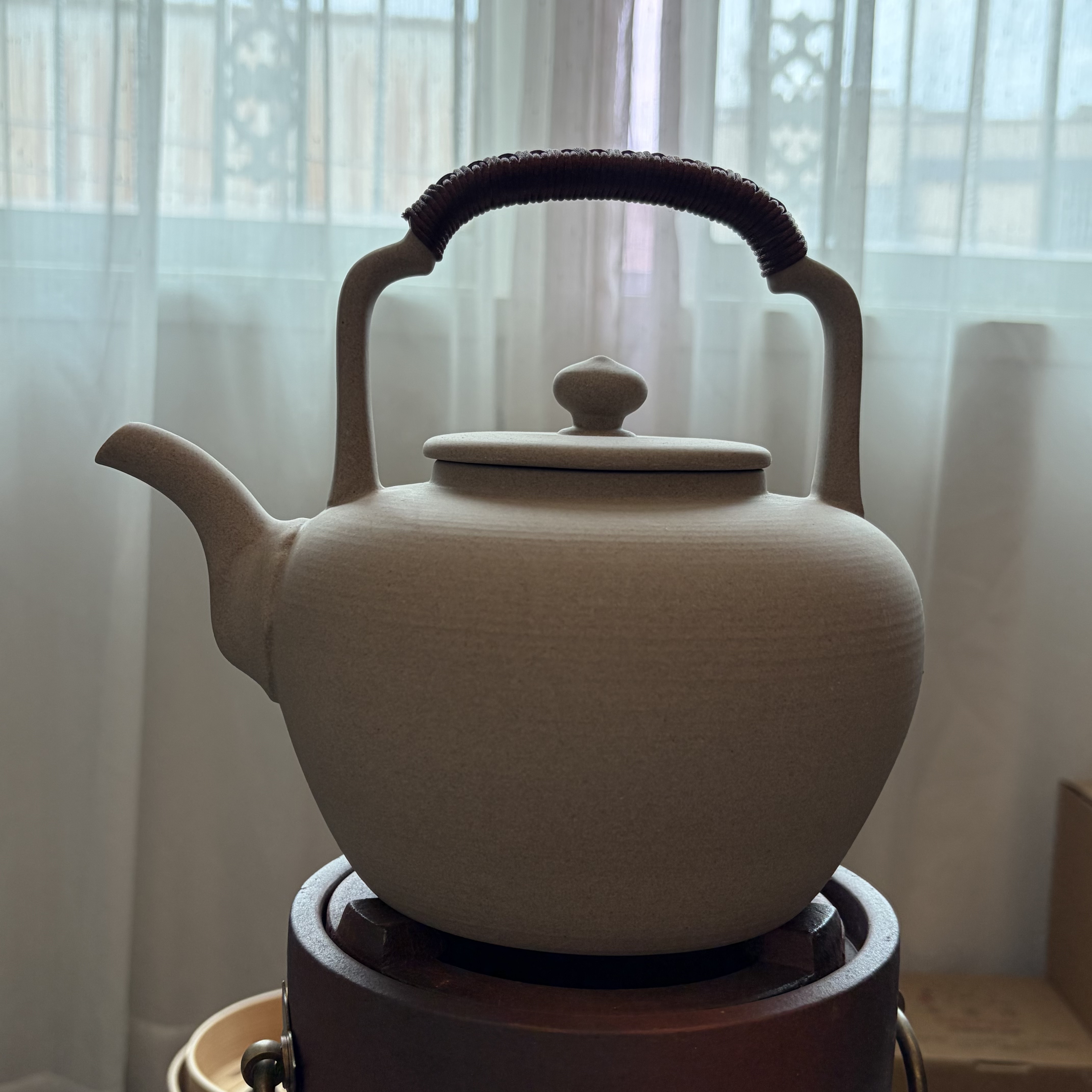 原矿特大容量吴京烧水壶明火燃气灶白泥养生煮茶壶家用电陶炉炭炉