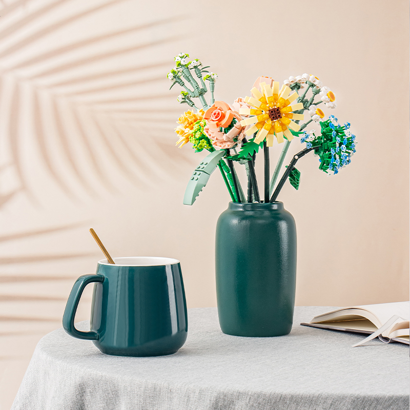 俐智loz积木花束中国小