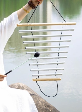 FOL手摇音束排铃9音手持旋转静心冥想流瑜伽演出音乐会小众乐器