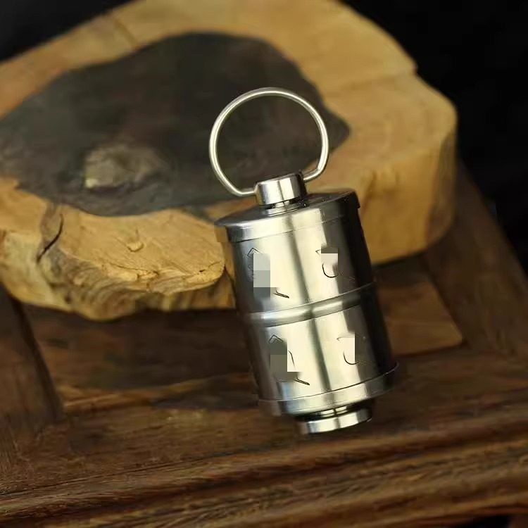 慈简藏式指捻转轮经简手指手把件不锈钢观音材质打造手动坚固耐用