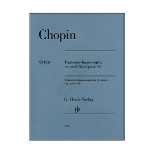 【促销】肖邦 升C小调幻想即兴曲 op66 钢琴带指法 1835年的和1834年 两个版本 原版乐谱Chopin Fantaisie-Impromptu Piano HN1320