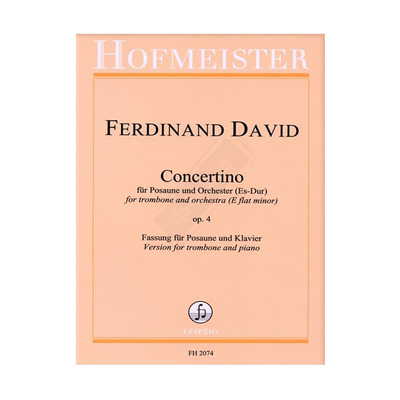 大卫长号协奏曲OP4原版乐谱书