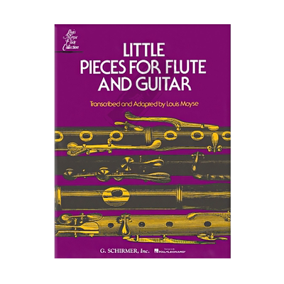 小作品集长笛和吉他希尔默