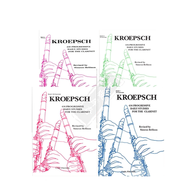 克洛普施单簧管日常练习曲416首