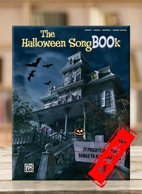 万圣节歌曲集 钢琴声乐和吉他 Alfred原版乐谱书 The Halloween SongBOOk 27 Frightfully Fun Songs Play and Sing 00-35173