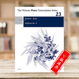 ED22947 钢琴独奏 Brahms Symphony 进口乐谱书 Op98 德国朔特原版 piano 勃拉姆斯 Nos 第四交响乐