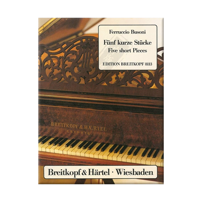 布索尼钢琴独奏原版乐谱书