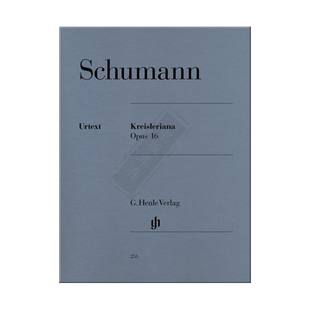 舒曼 克莱斯勒偶记 op16 钢琴独奏带指法 亨乐原版乐谱书 Robert Schumann Kreislerian Piano HN253