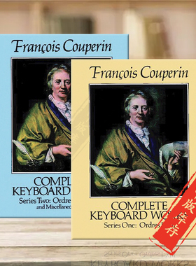 库普兰 键盘作品全集 钢琴 Dover原版乐谱书 Complete Keyboard Works Series Two Ordres XIV-XXVII and Miscellaneous Pieces