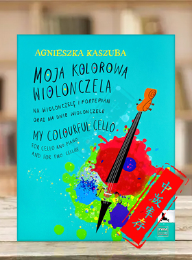 卡斯祖巴我的多彩大提琴 PWM原版乐谱书 Kaszuba My Coluorful Cello for Cello and Piano and for two cellos PWM13369