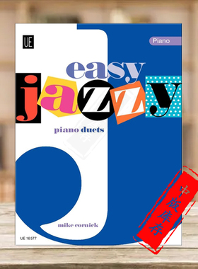 科尼克 简易爵士钢琴二重奏 维也纳UE原版乐谱书 Cornick Easy Jazzy Piano Duets UE16577