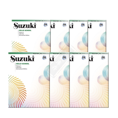 铃木大提琴教程大提琴谱附CD国际